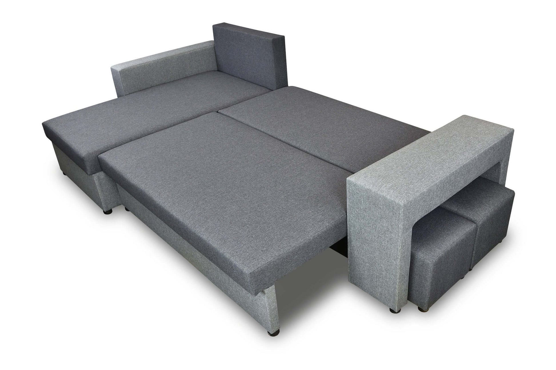 CORNER SOFA BED ARRO 255CM 2X STORAGE SPACE UNIVERSAL CORNER RIGHT/LEFT CORNER / BONELL SPRINGS + FOAM