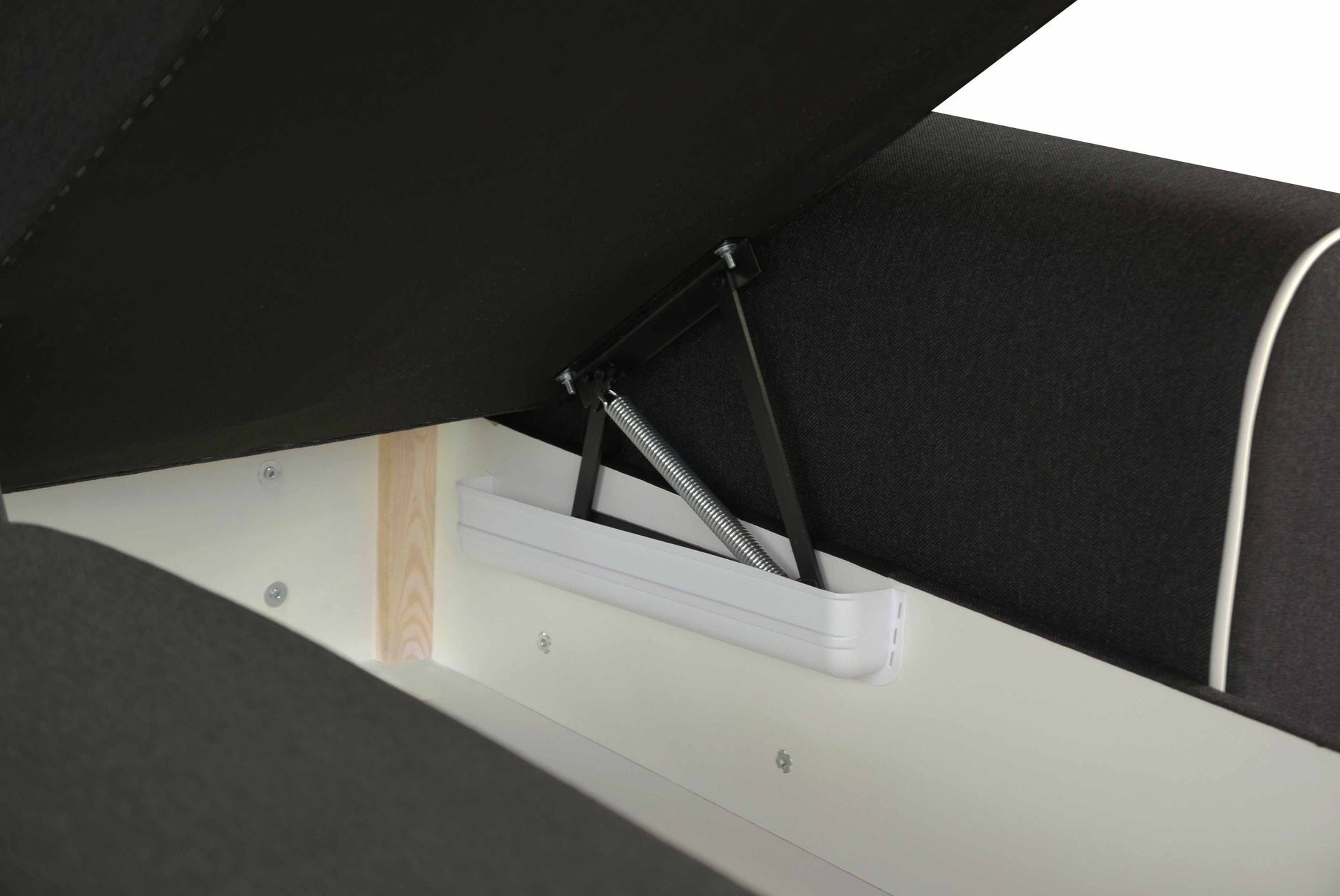 CORNER SOFA BED DORIS 246CM 2X STORAGE SPACE UNIVERSAL RIGHT/LEFT CORNER / BONELL SPRINGS + FOAM