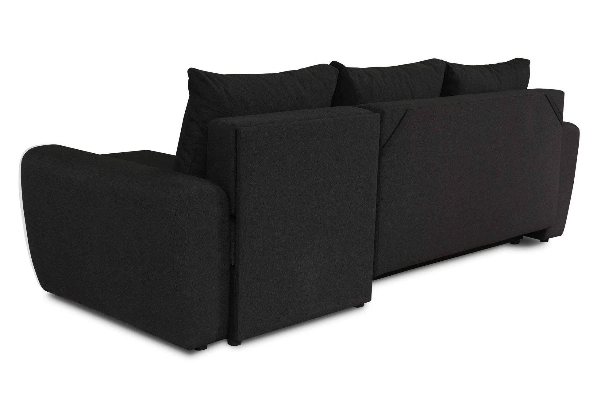 CORNER SOFA BED DORIS 246CM 2X STORAGE SPACE UNIVERSAL RIGHT/LEFT CORNER / BONELL SPRINGS + FOAM