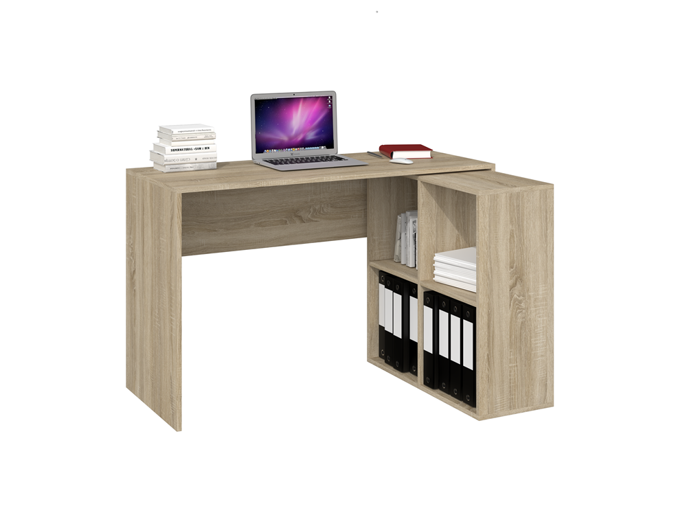 CORNER DESK PLUS BOOKCASE 2X2 SONOMA