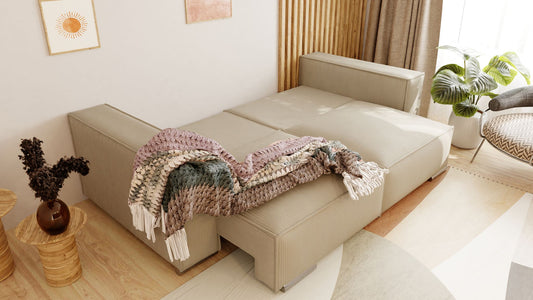 SOFA BED FIORD POSO 05 250cm / SPRINGS + FOAM