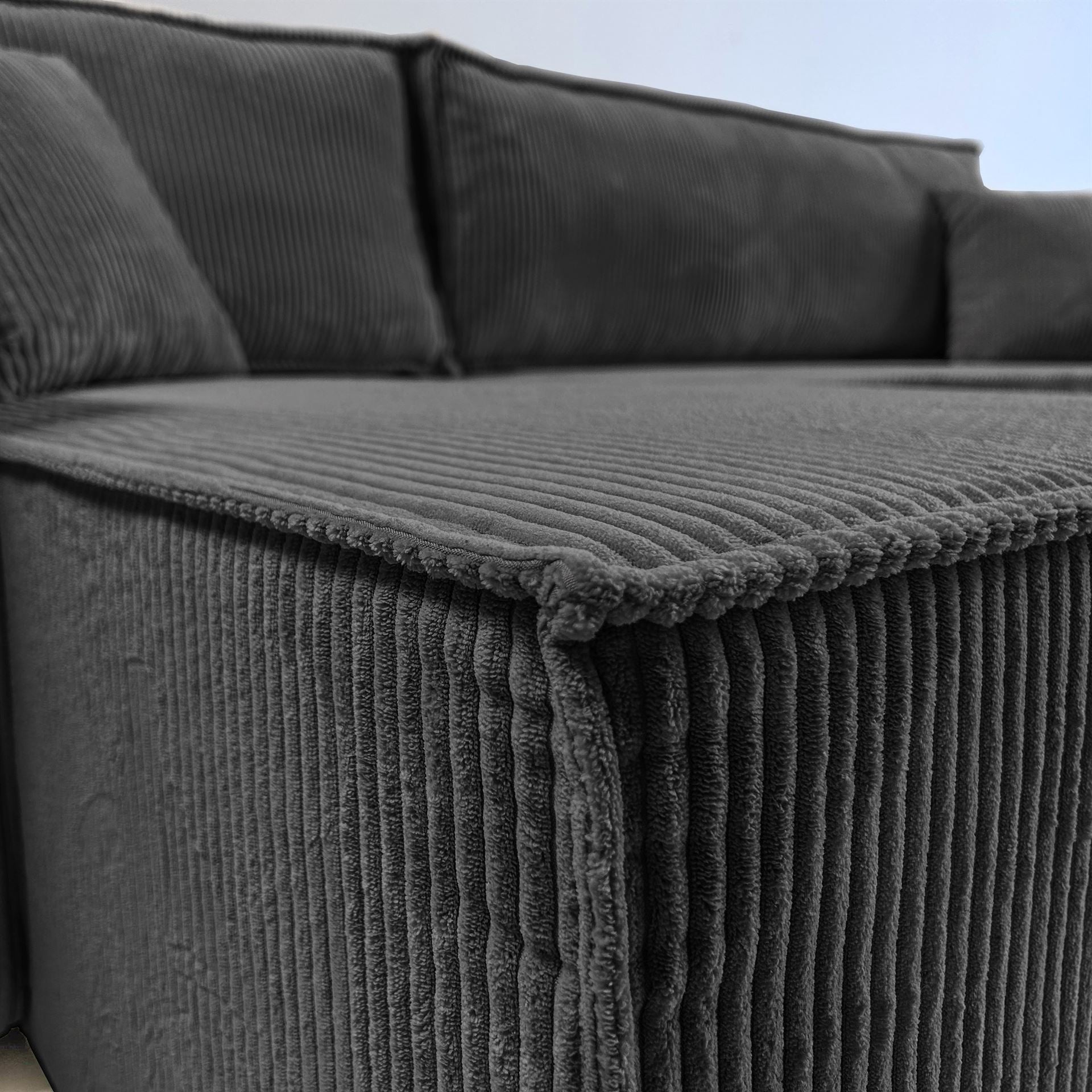 CORNER SOFA BED BERGAMO 247CM SPRINGS + FOAM