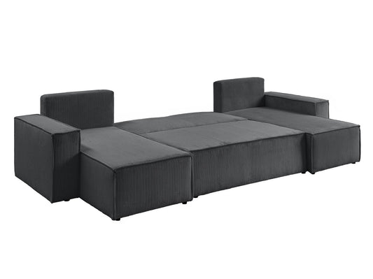 CORNER SOFA BED BERGAMO U 315CM SPRINGS + FOAM
