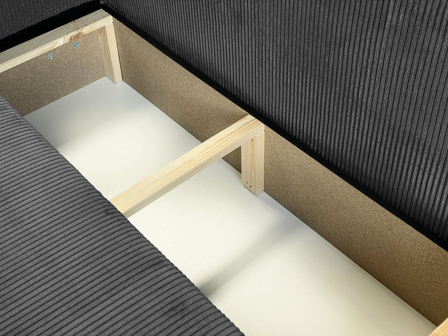 CORNER SOFA BED BERGAMO U 315CM SPRINGS + FOAM