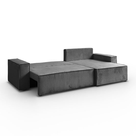 CORNER SOFA BED BERGAMO XL 277CM SPRINGS + FOAM