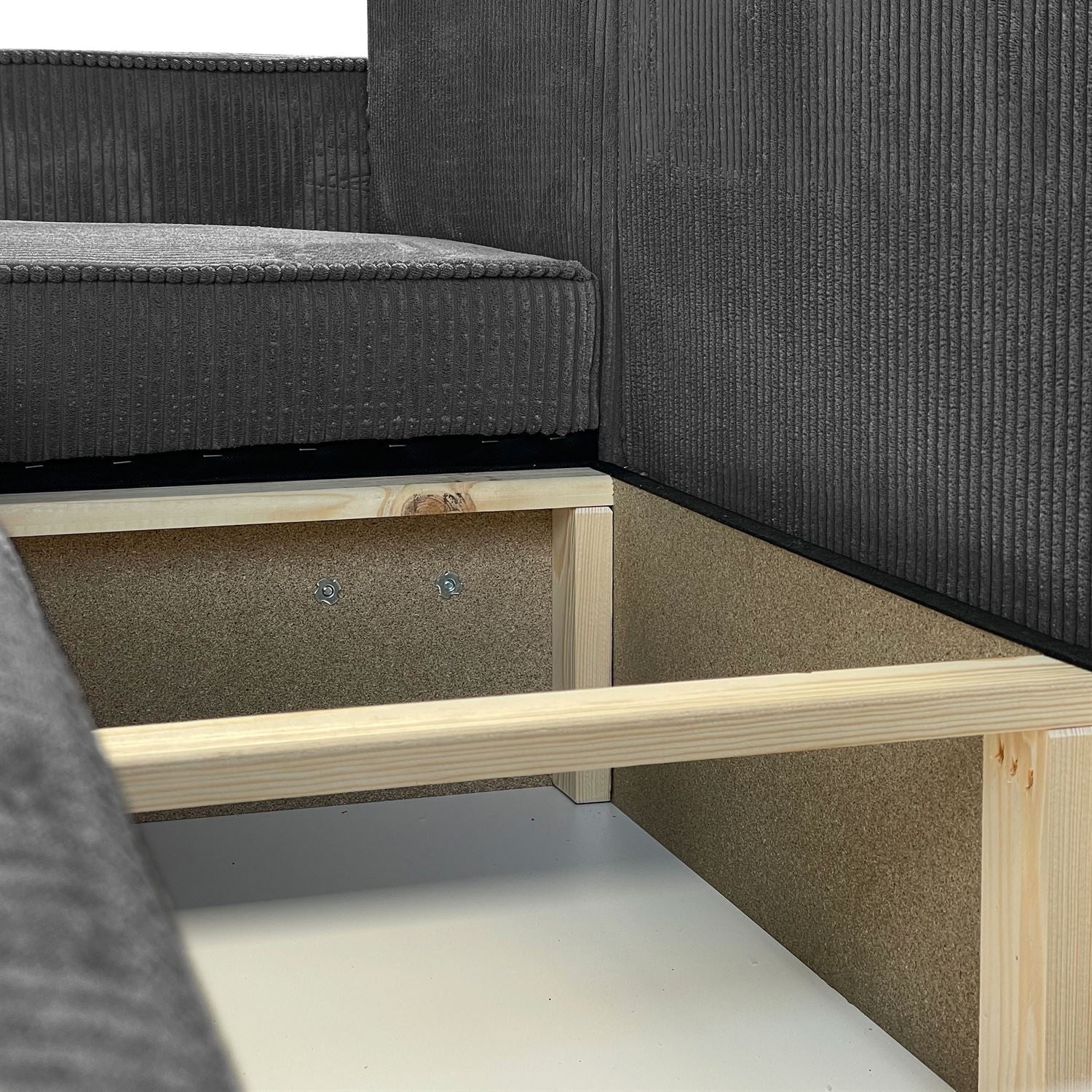 CORNER SOFA BED BERGAMO XL 277CM SPRINGS + FOAM