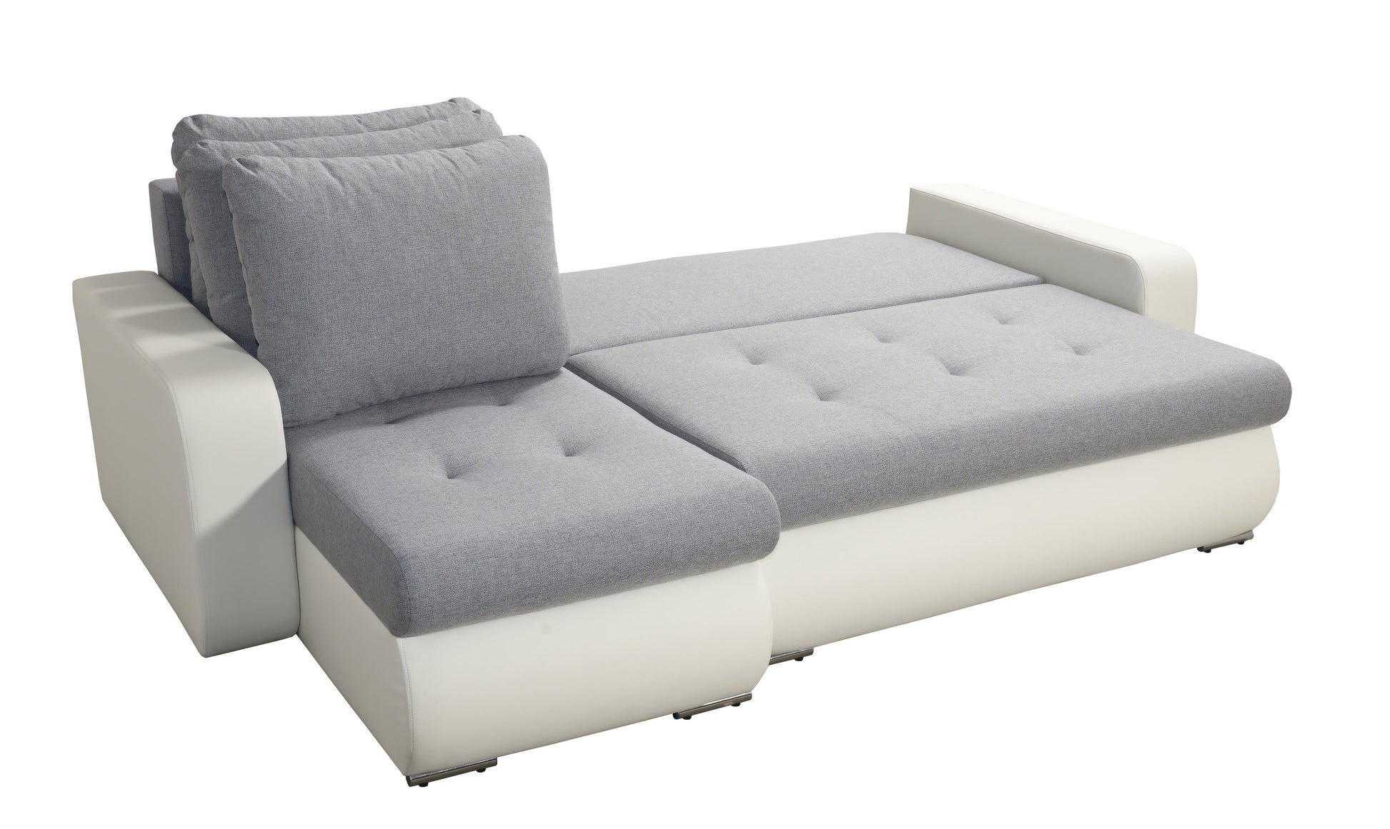 CORNER SOFA BED DAVY CHOICE OF COLOR 238CM / SPRINGS + FOAM
