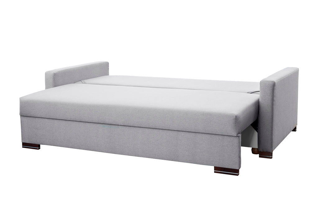 SOFA BED AMY 226cm CHOICE OF 9 COLORS / BONELL SPRINGS + FOAM