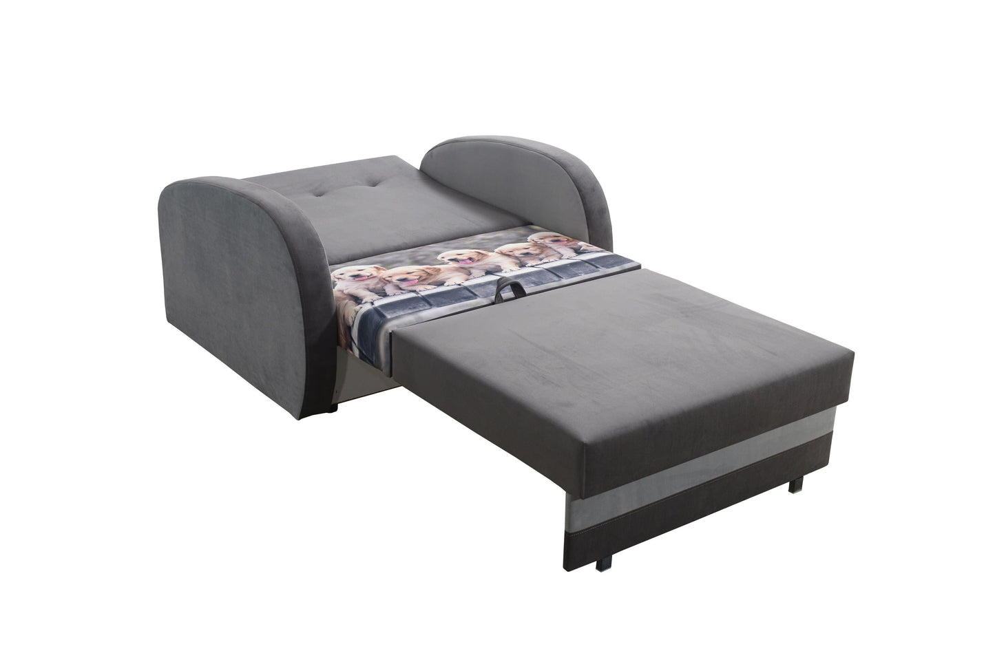 SINGLE SOFA BED TOLA 100CM *CHOICE OF COLORS* EASY CLEAN FABRIC / FOAM