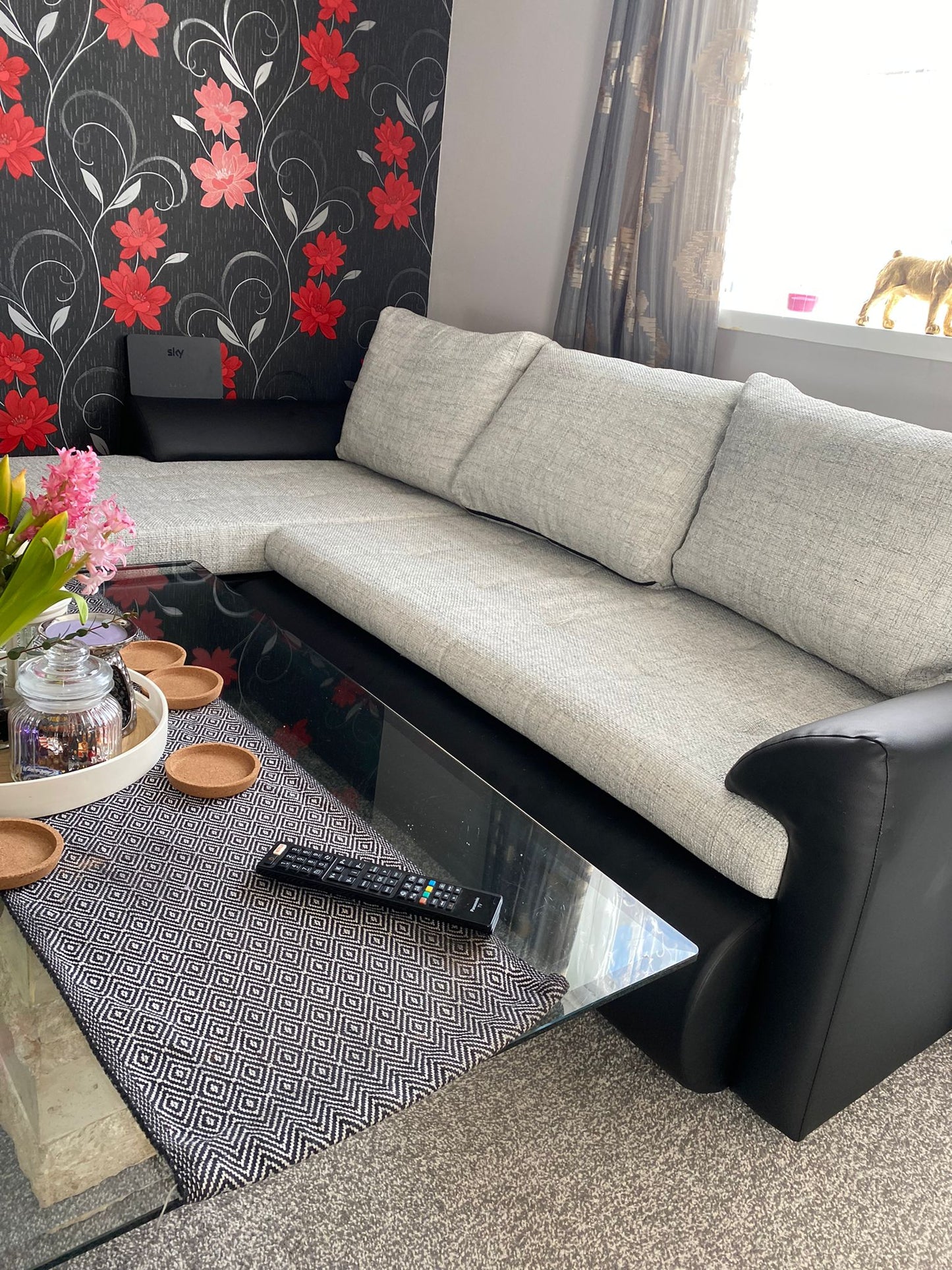 CORNER SOFA BED PRADO LAWA 9/11 226CM / SPRINGS + FOAM