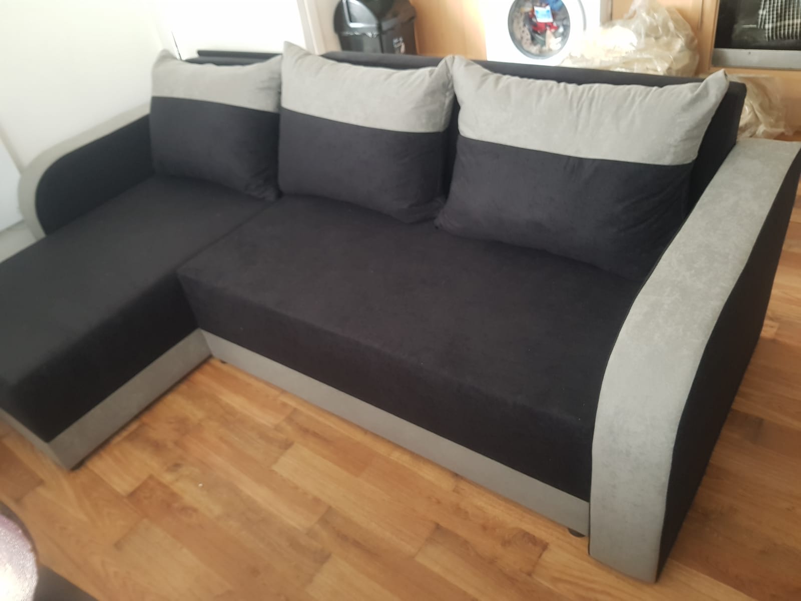 CORNER SOFA BED ALEXIS 228cm universal RIGHT/LEFT CORNER / FOAM