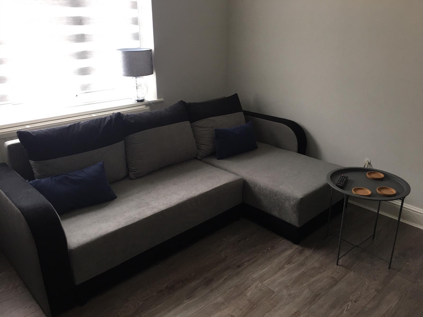 CORNER SOFA BED ALEXIS 228cm universal RIGHT/LEFT CORNER / FOAM