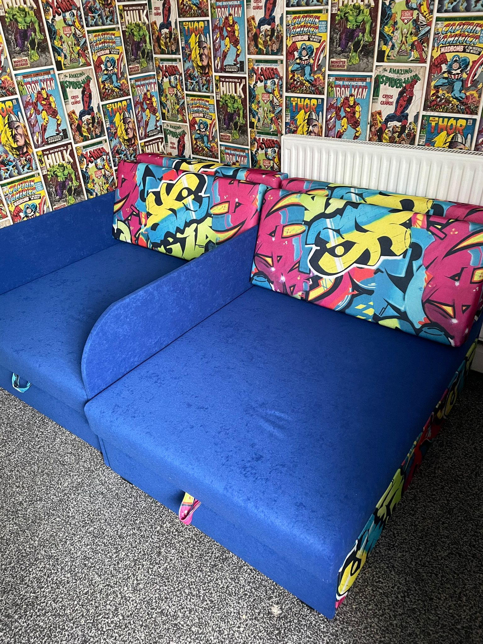 CORNER SOFA BED LONDON 2316/1115/60 252CM 2X STORAGE SPACE STAIN RESISTANT EASY CLEAN FABRIC / BONELL SPRINGS + FOAM