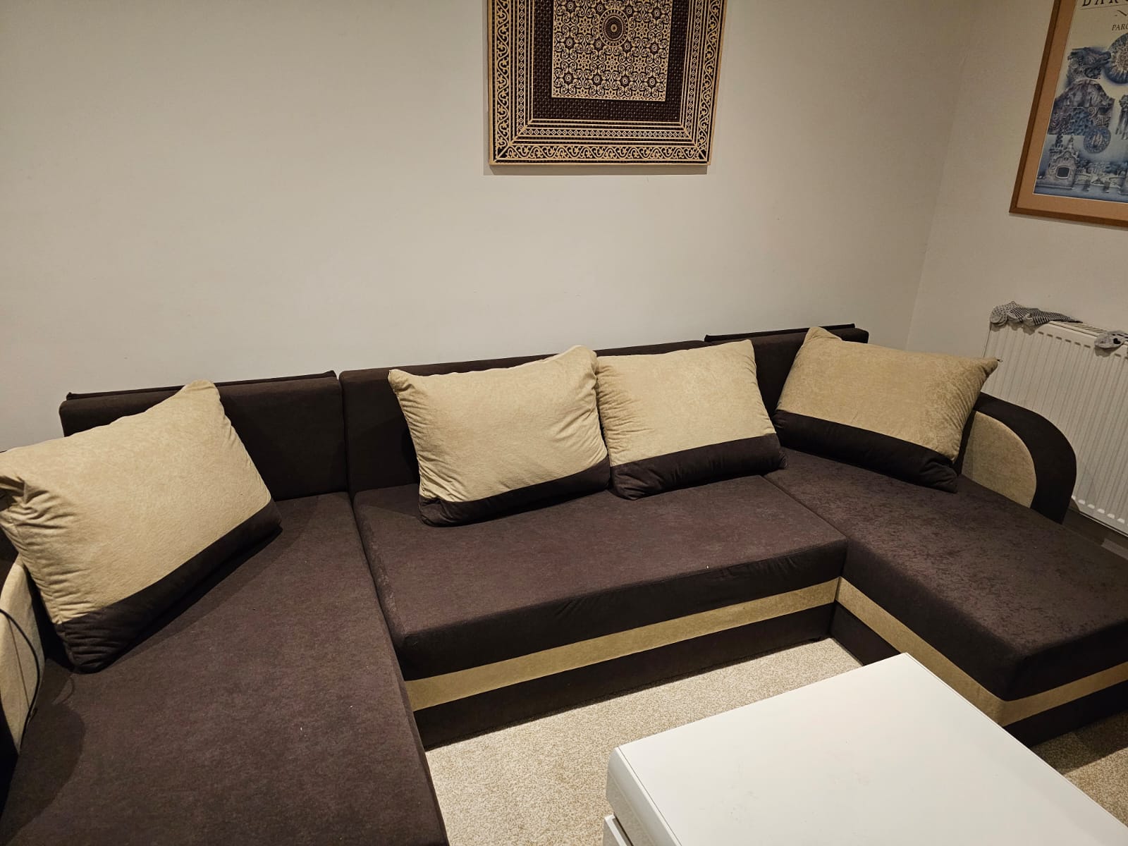 CORNER SOFA BED ALEXA U SHAPE 304CM / FOAM