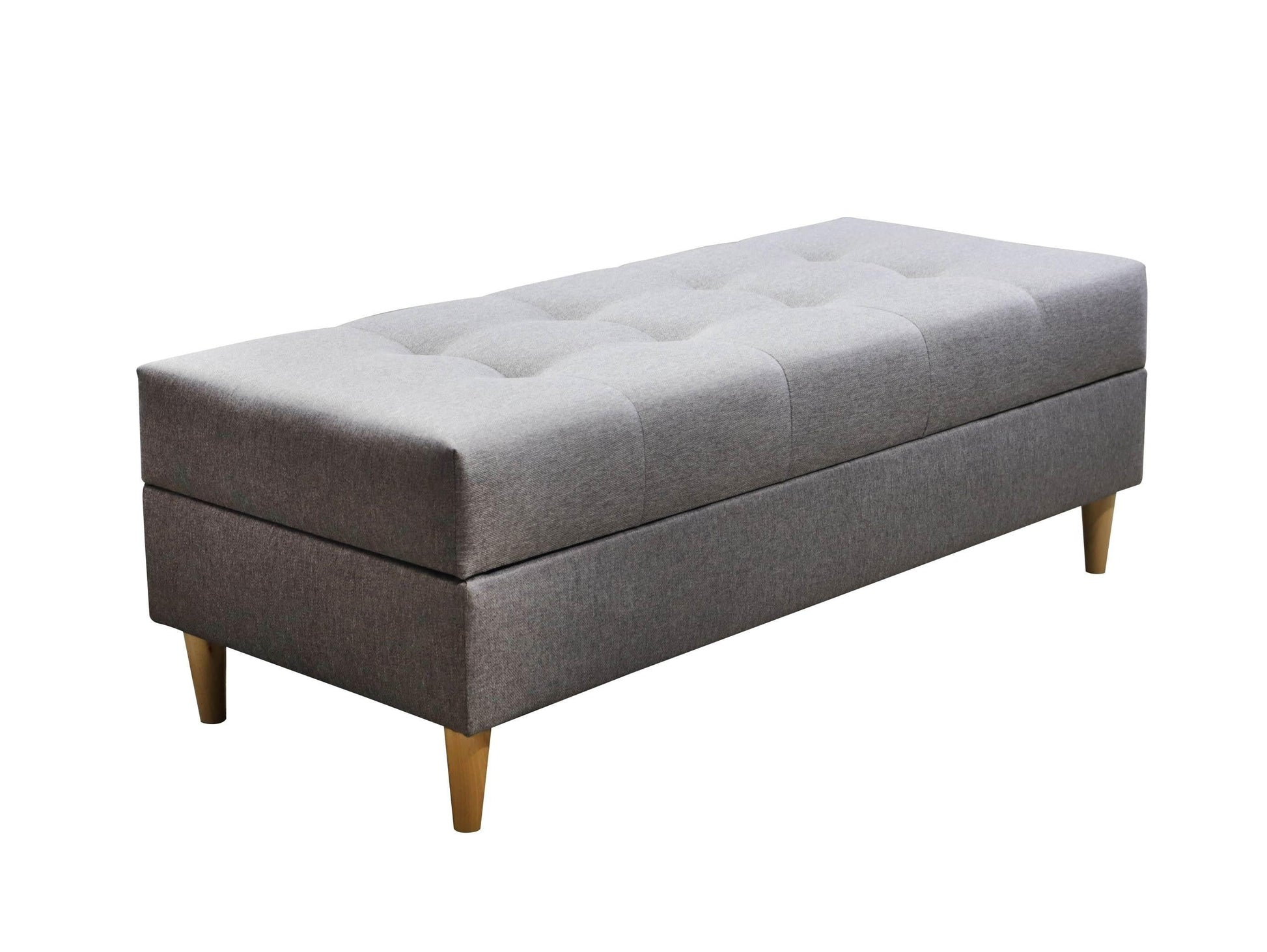 CORNER SOFA BED BRIAN 222CM + STORAGE PUFF / OTTOMAN MALMO 95 UNIVERSAL RIGHT/LEFT CORNER  / BONELL SPINGS + FOAM