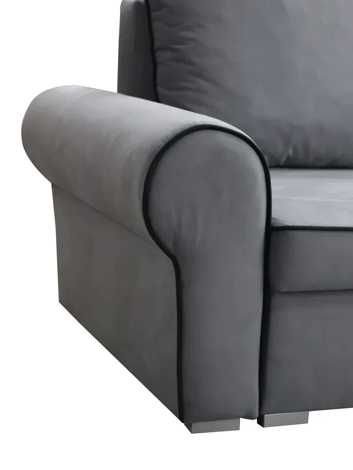 UNIVERSAL CORNER SOFA BED LORD 244cm 2X STORAGE SPACE 35+16 / FOAM