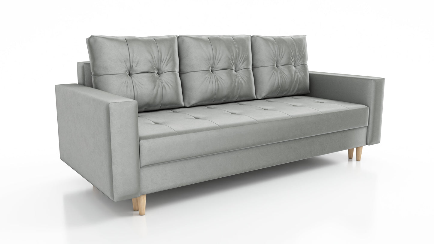 CANDY SOFA BEDS SET 3+2+1 / BONELL SPRINGS + FOAM / CHOICE OF MANY COLORS