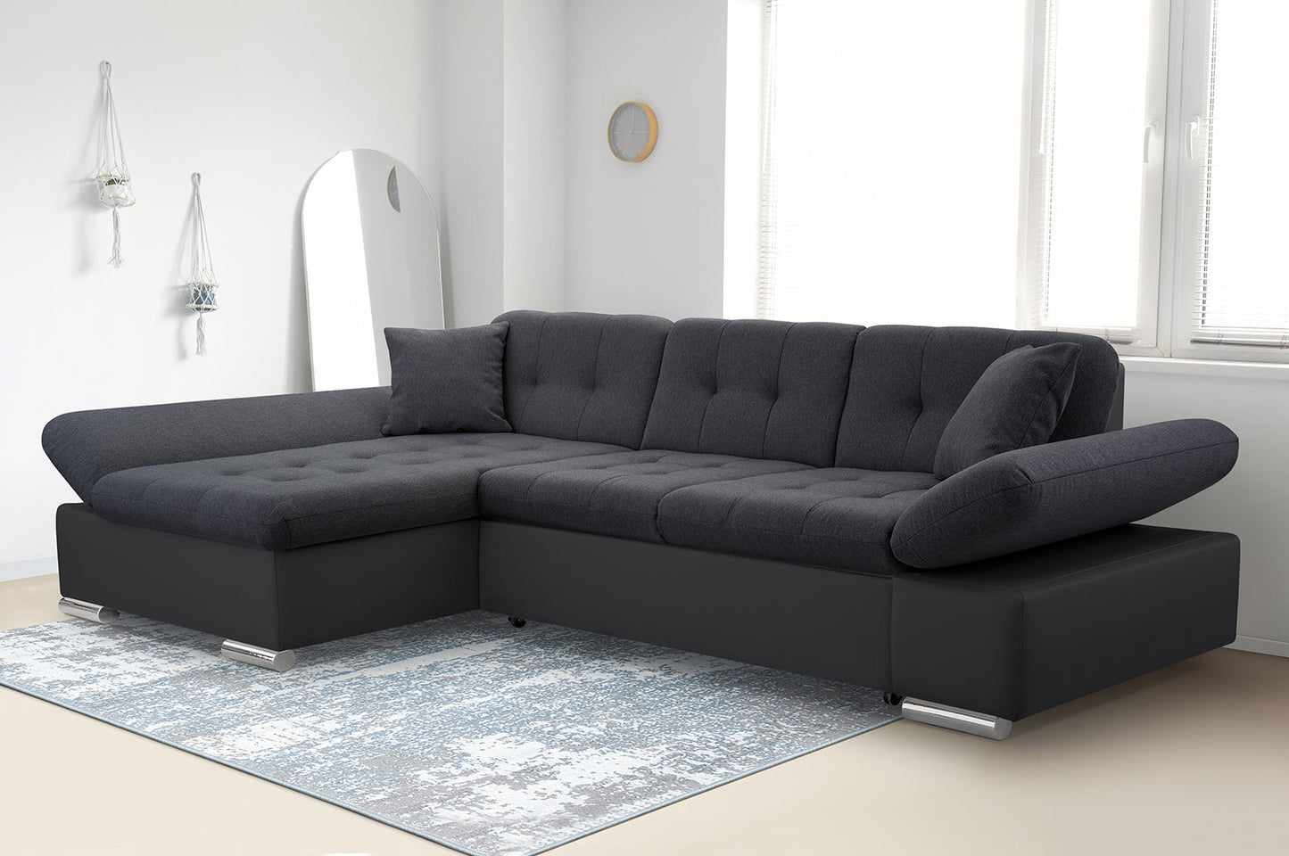 CORNER SOFA BED TOKYO 278cm TATUM 283 / SOFT 11 / SPRINGS + FOAM