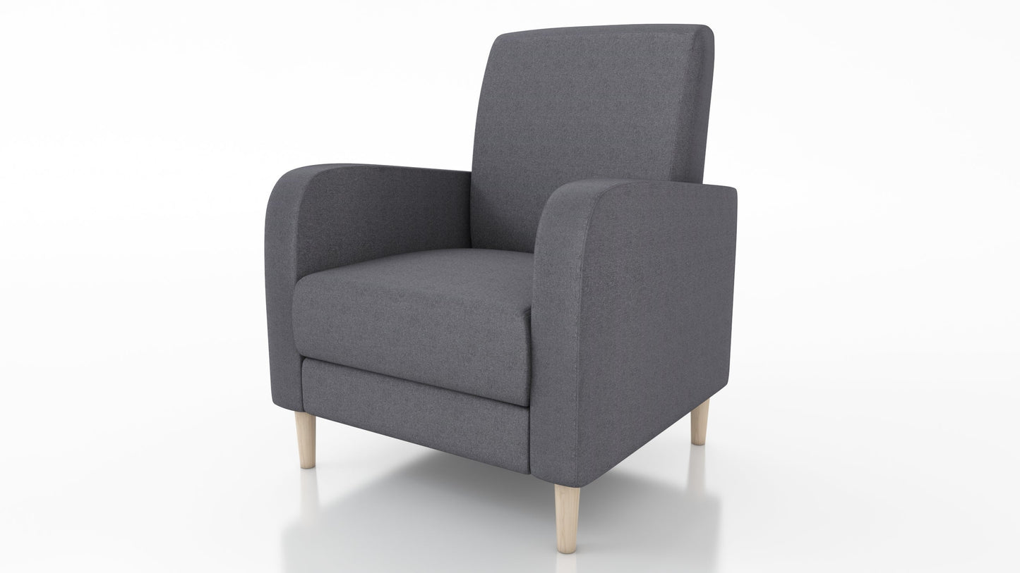 ARMCHAIR CARLO 74x90cm CHOICE OF MANY COLORS