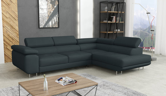 CORNER SOFA BED CALIPSO 275CM PAROS6 / SPRINGS + FOAM