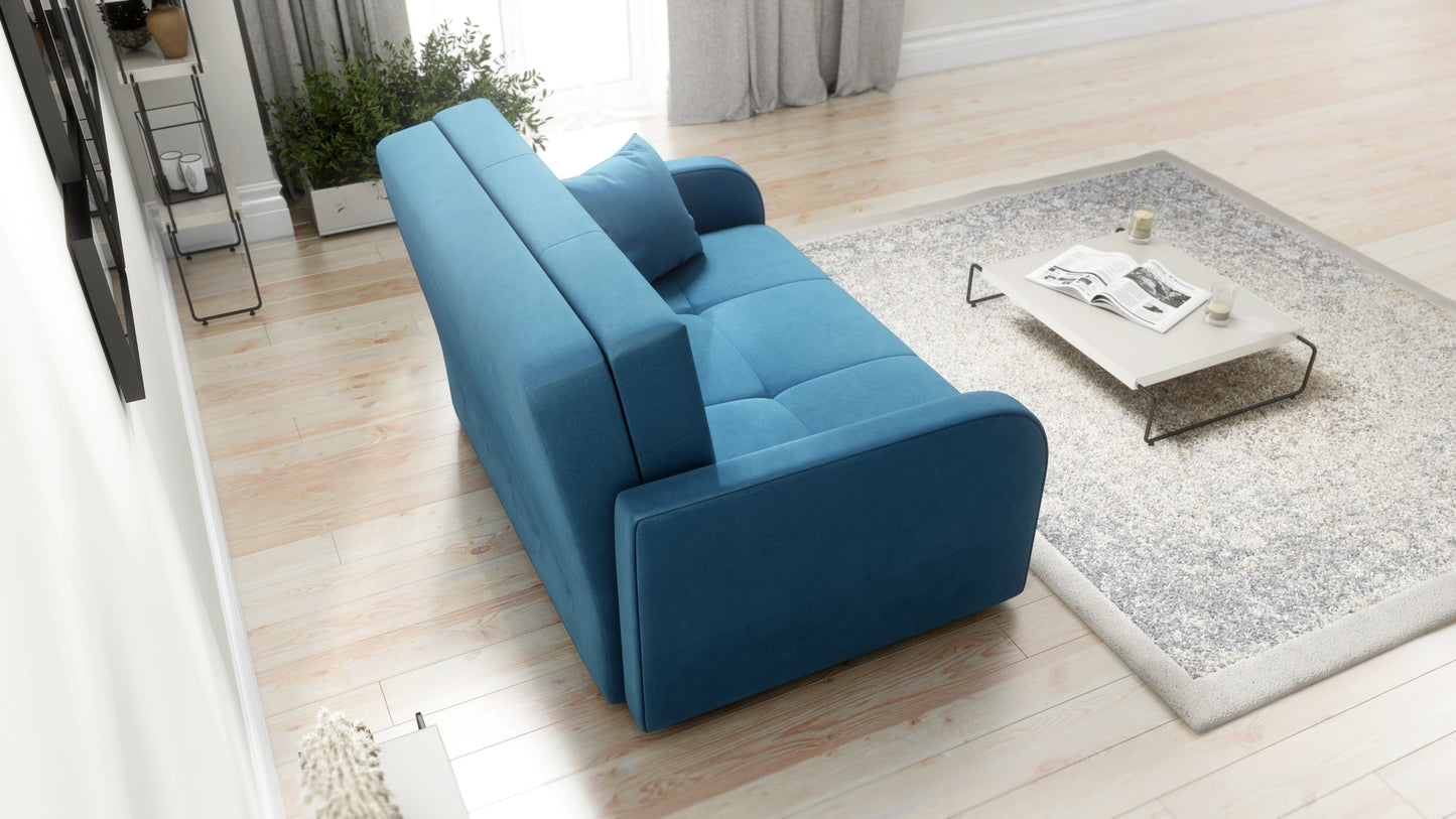 TWO SEATER SOFA BED OLA II 136CM CHOICE OF COLOR / FOAM