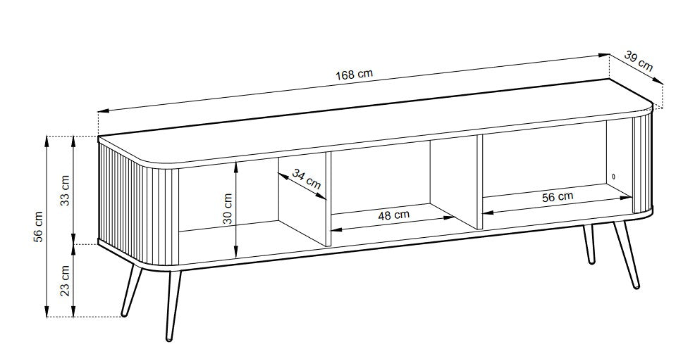 TV Stand ZOVA 01 CASHMERE