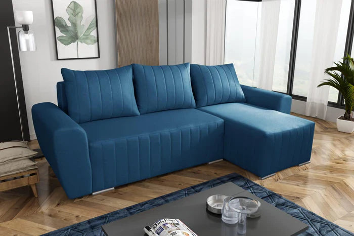 CORNER SOFA BED MALIBU 248CM MALMO 85 / UNIVERSAL RIGHT/LEFT CORNER / FOAM