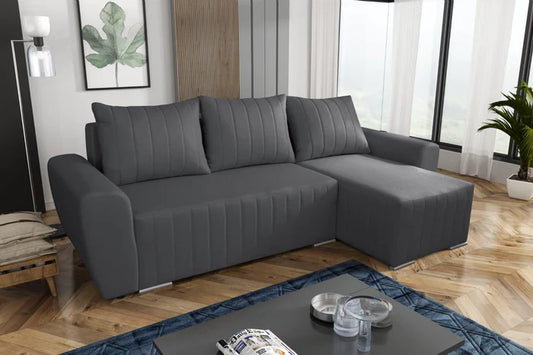 CORNER SOFA BED MALIBU 248CM MALMO 95 / UNIVERSAL RIGHT/LEFT CORNER / FOAM