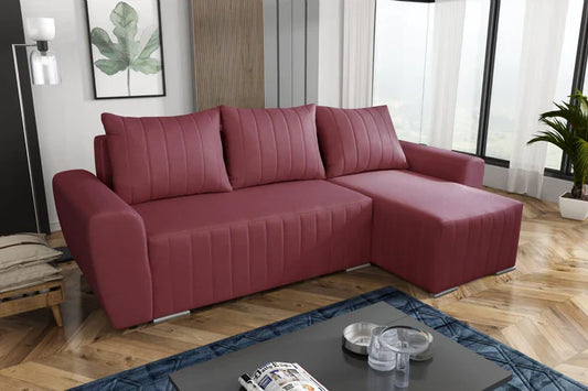 CORNER SOFA BED MALIBU 248CM MALMO 63 / UNIVERSAL RIGHT/LEFT CORNER / FOAM