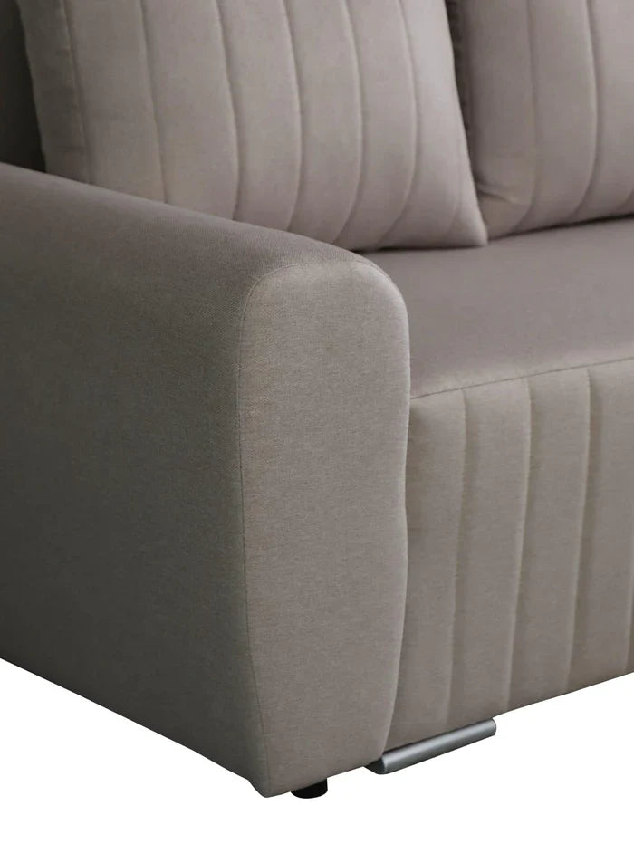 CORNER SOFA BED MALIBU 248CM MALMO 79 / UNIVERSAL RIGHT/LEFT CORNER / FOAM