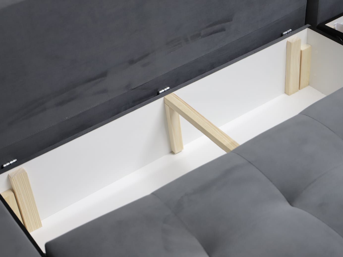 CORNER SOFA BED LONDON U SHAPE 2313/1115/60 322CM 3X STORAGE SPACE STAIN RESISTANT EASY CLEAN FABRIC / BONELL SPRINGS + FOAM