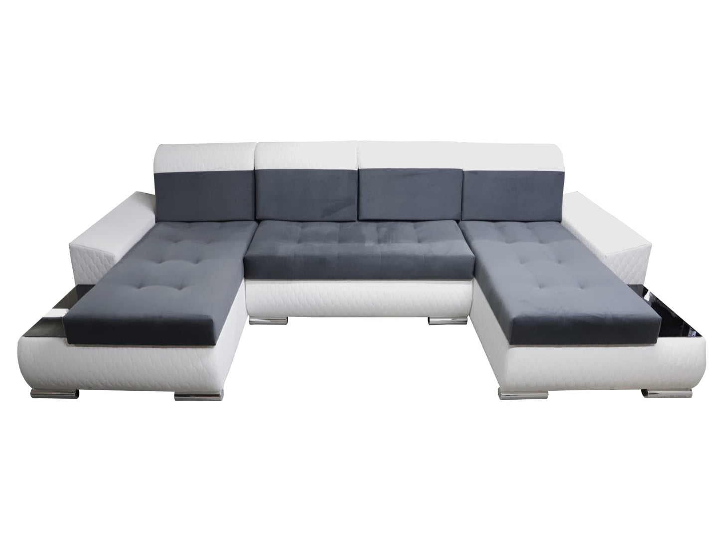 CORNER SOFA BED LONDON U SHAPE 2309/20/60 322CM 3X STORAGE SPACE STAIN RESISTANT EASY CLEAN FABRIC / BONELL SPRINGS + FOAM