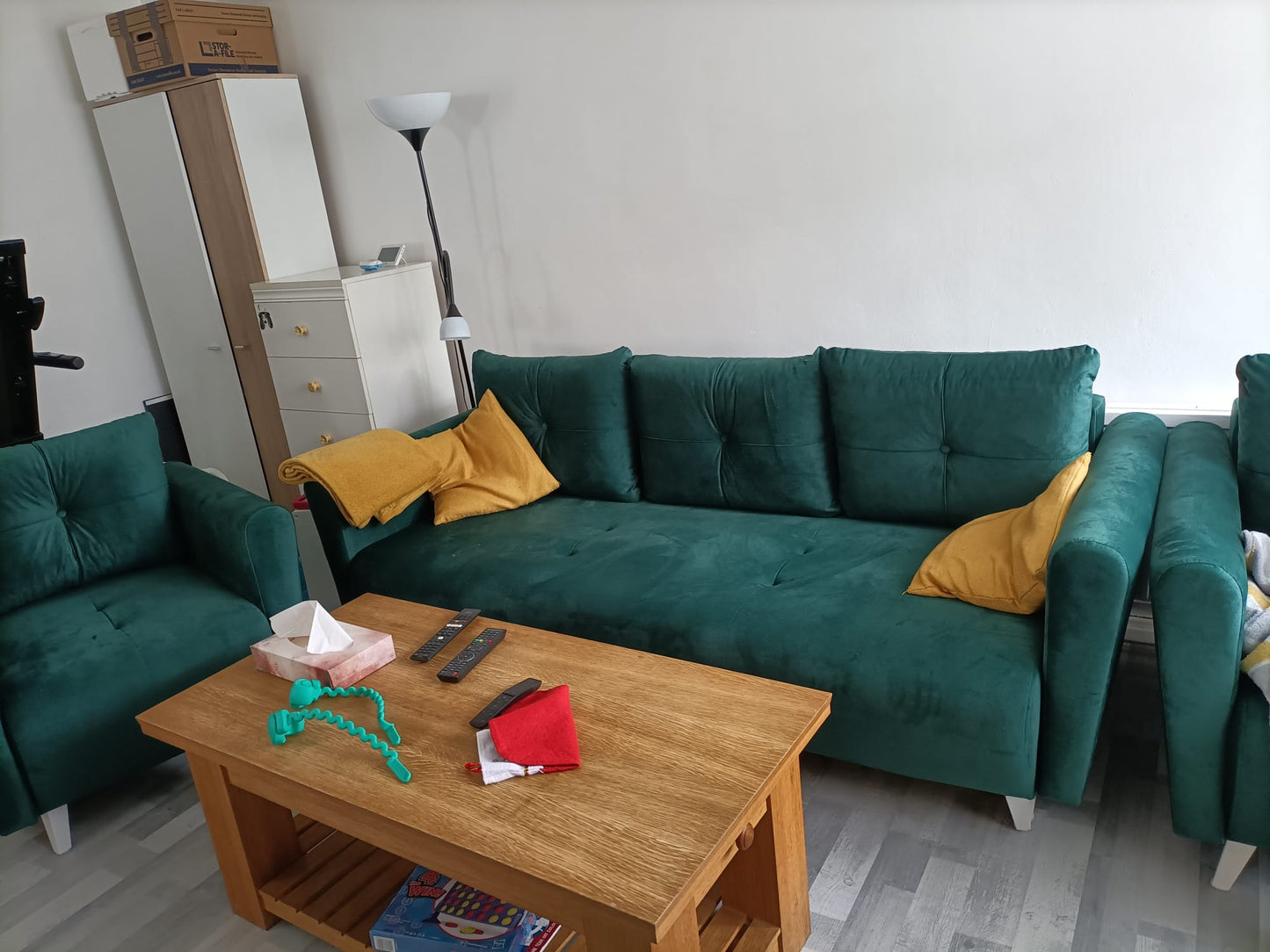 MONE 3+1+1 SOFA AND 2 ARMCHAIRS EASY CLEAN FABRIC / BONELL SPRINGS + FOAM