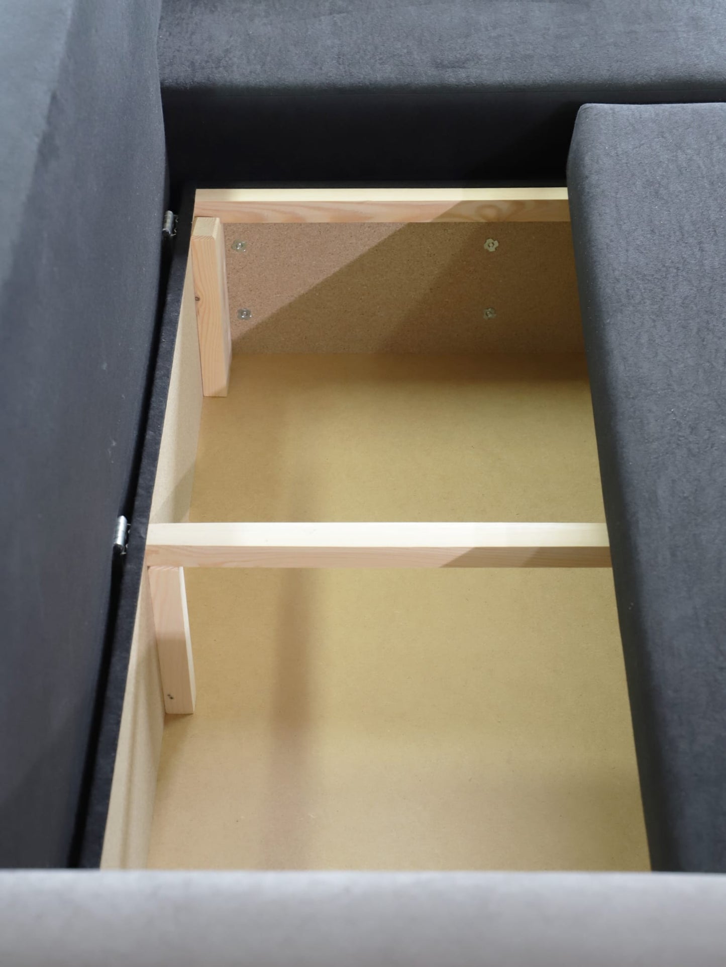 CORNER SOFA BED KEN BROWN/BIEGE 5+41 222cm universal RIGHT/LEFT CORNER / FOAM