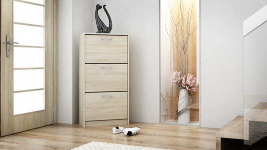 PAULA SHOE CABINET - SONOMA 116CM X 60CM
