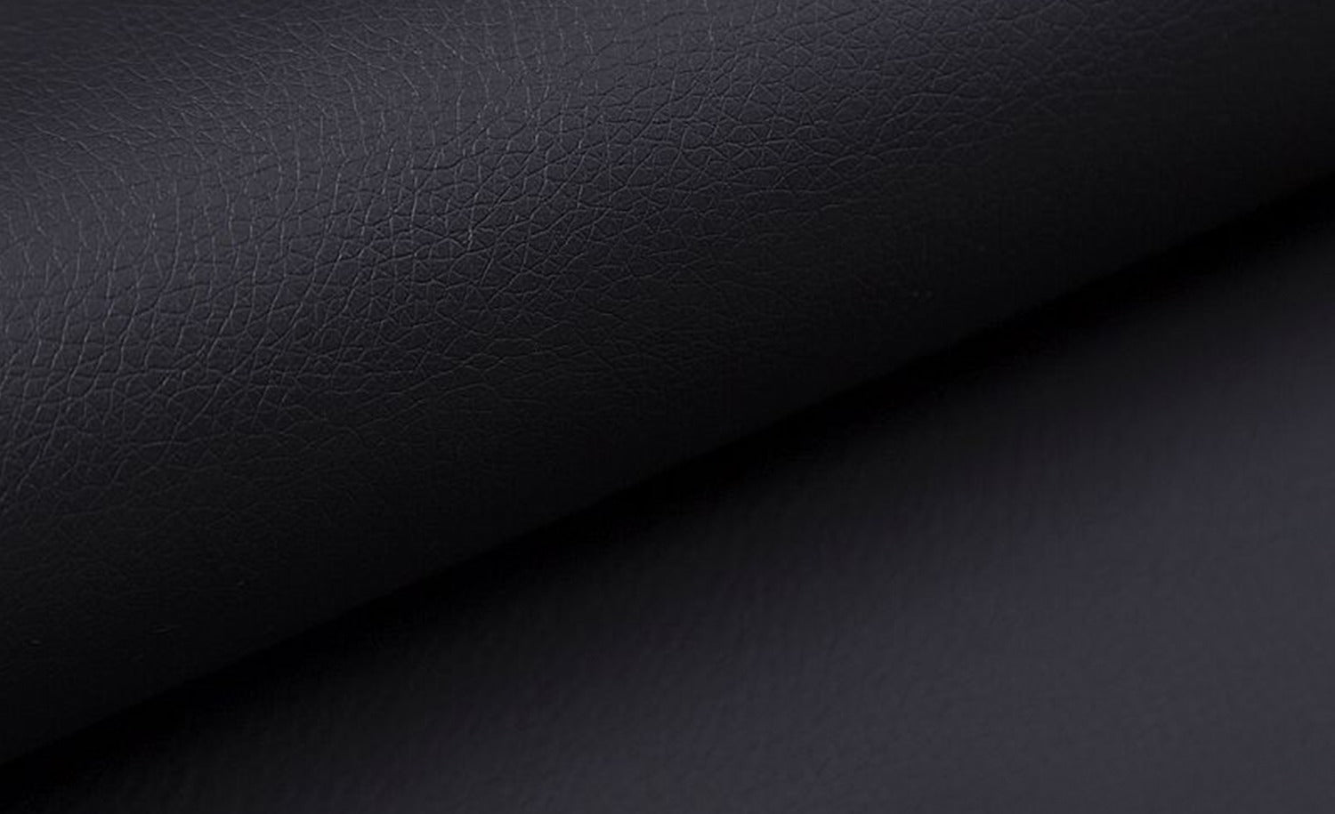 CORNER SOFA BED ASH 273CM MONOLITH 84 / BLACK LEATHER RIGHT HAND SIDE CORNER / SPRINGS + FOAM