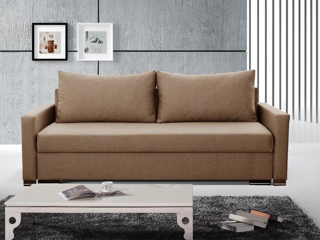 SOFA BED AMY 226cm CHOICE OF 9 COLORS / BONELL SPRINGS + FOAM