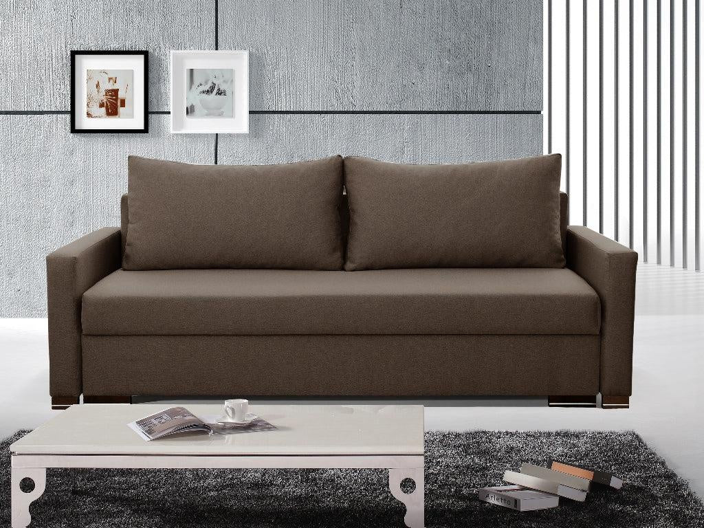 SOFA BED AMY 226cm CHOICE OF 9 COLORS / BONELL SPRINGS + FOAM