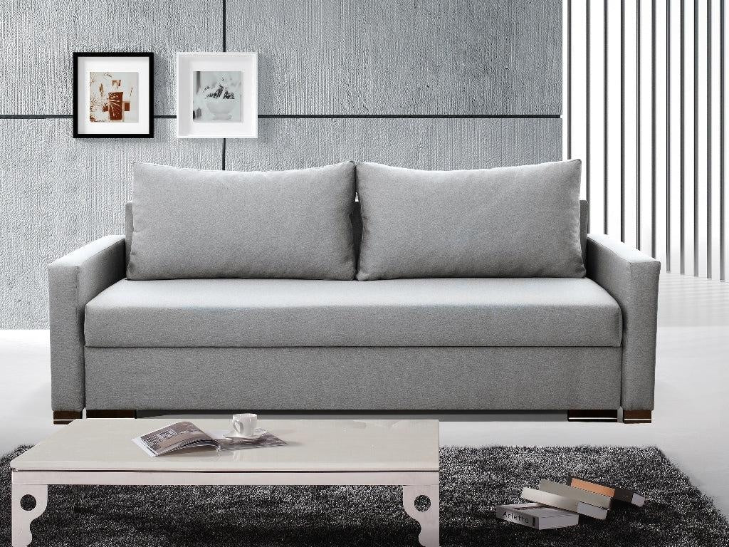 SOFA BED AMY 226cm CHOICE OF 9 COLORS / BONELL SPRINGS + FOAM