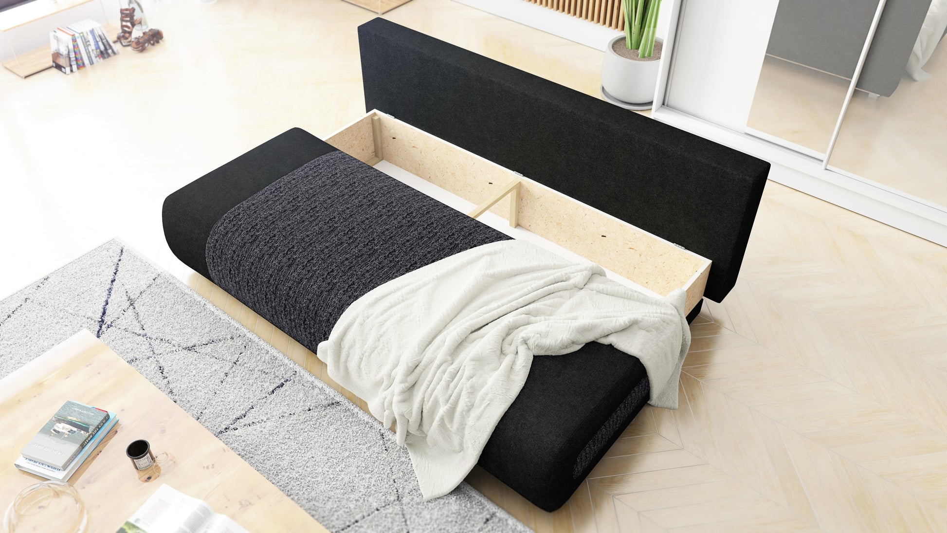 NEW!! SOFA BED MIA 204CM POSO 100 PAROS 02