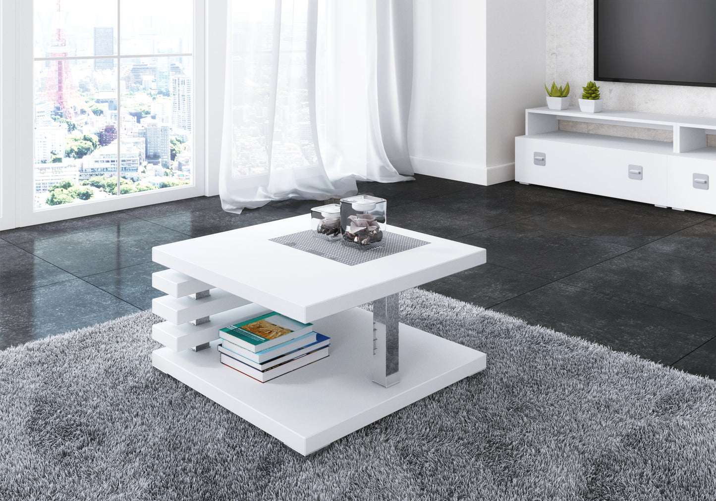 COFFEE TABLE KYOTO WHITE