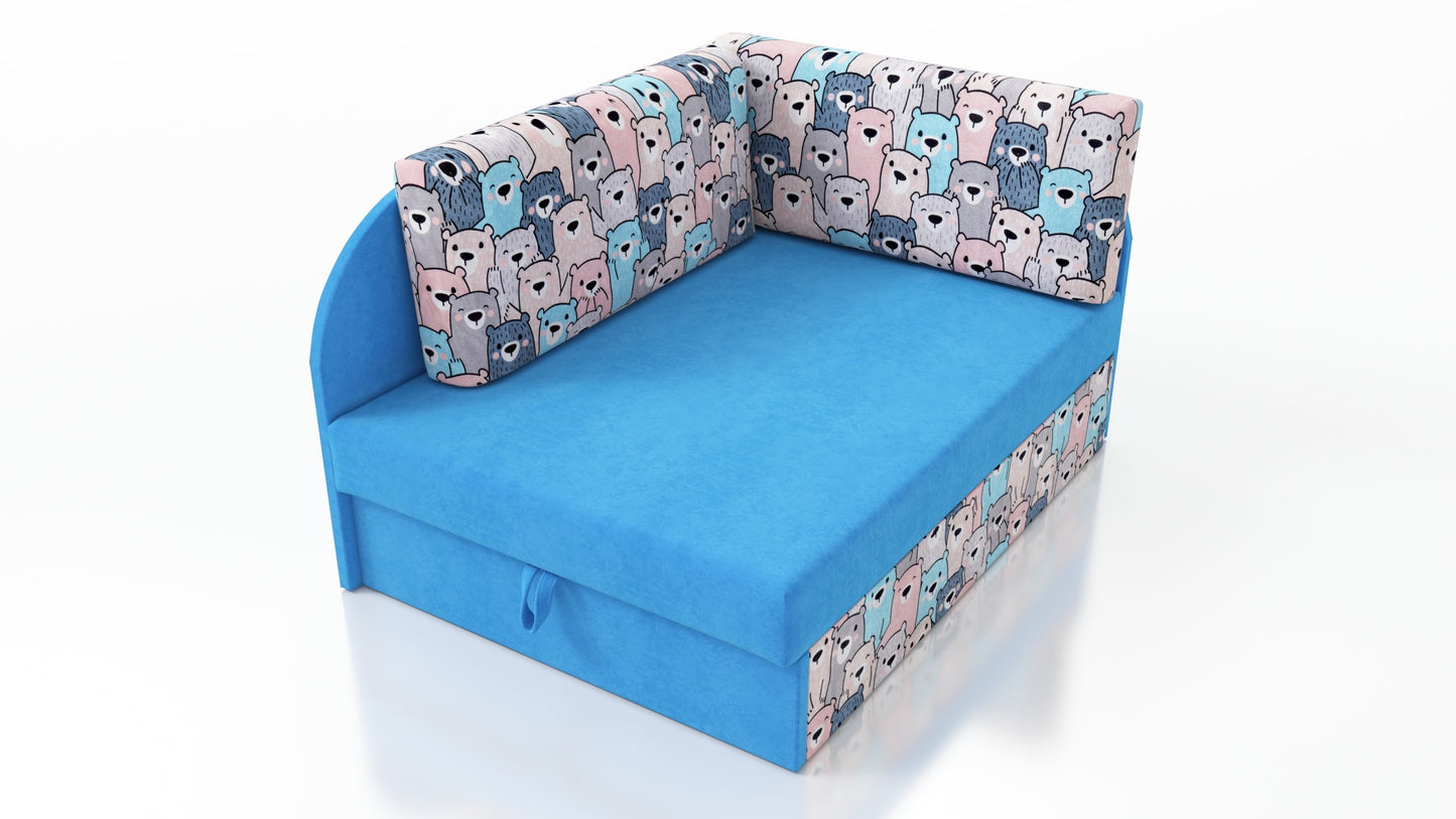 UNIVERSAL CORNER SOFA BED KUBUS CUBE Children room CHOICE OF COLORS