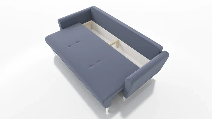 SOFA BED MONE 221CM JASMINE 100 EASY CLEAN FABRIC / BONELL SPRINGS + FOAM