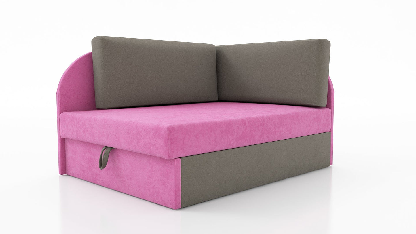 UNIVERSAL CORNER SOFA BED KUBUS CUBE Children room CHOICE OF COLORS