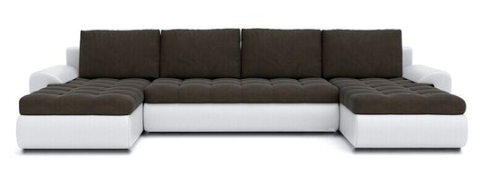 CORNER SOFA BED PRADO U TRINITY 08/1115 300CM / SPRINGS + FOAM EASY CLEAN FABRIC