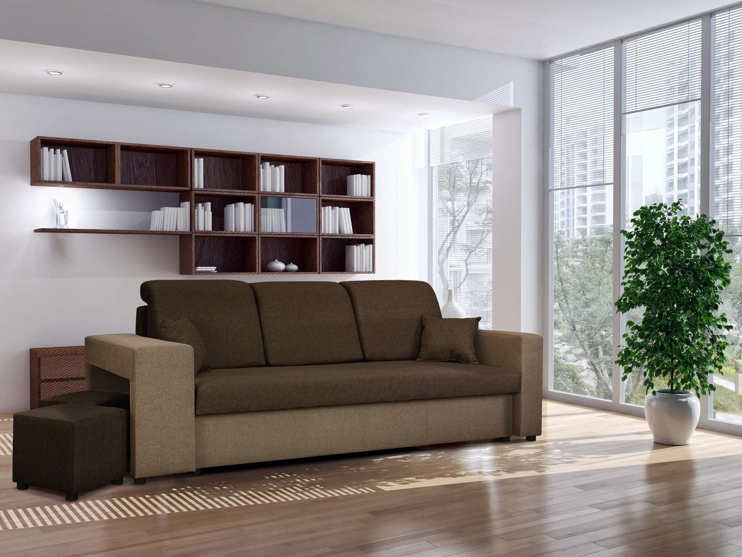 SOFA BED BALI 236CM / BONELL SPRINGS + FOAM
