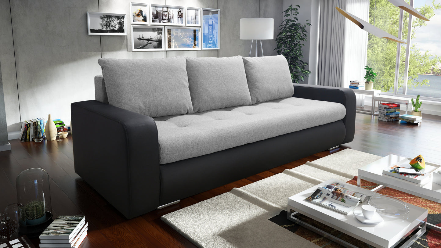 SOFA BED DAVY 228CM / BONELL SPRINGS + FOAM CHOICE OF COLOR