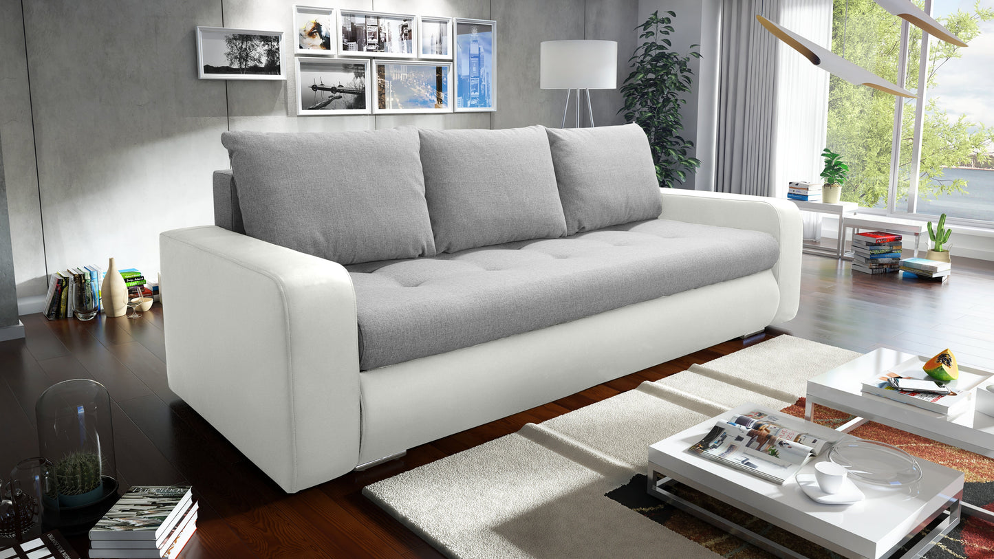 SOFA BED DAVY 228CM / BONELL SPRINGS + FOAM CHOICE OF COLOR