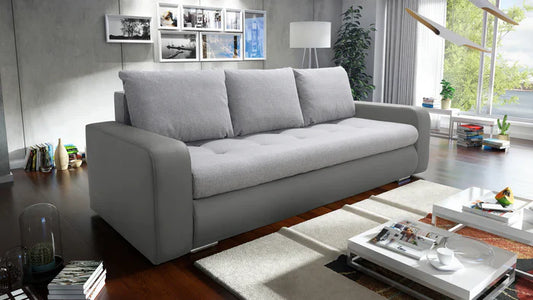 SOFA BED DAVY 228CM INARI 91 / MADRYT 985 / BONELL SPRINGS + FOAM