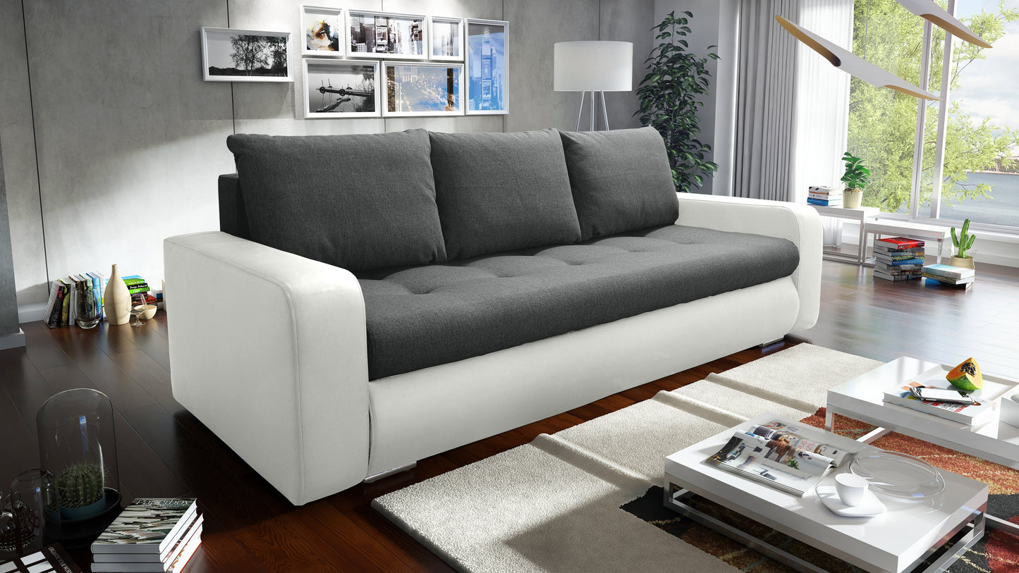 SOFA BED DAVY 228CM / BONELL SPRINGS + FOAM CHOICE OF COLOR